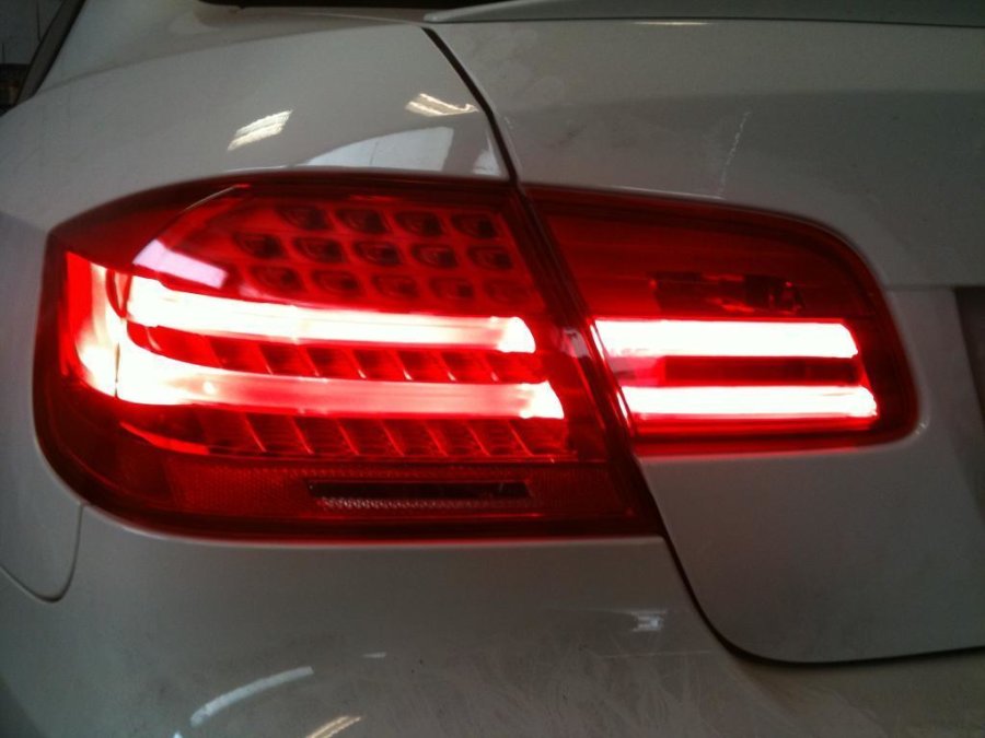 LED Rückleuchten Schwarz BMW 3er E46 M3 Coupe Tuning E-Prüfzeichen