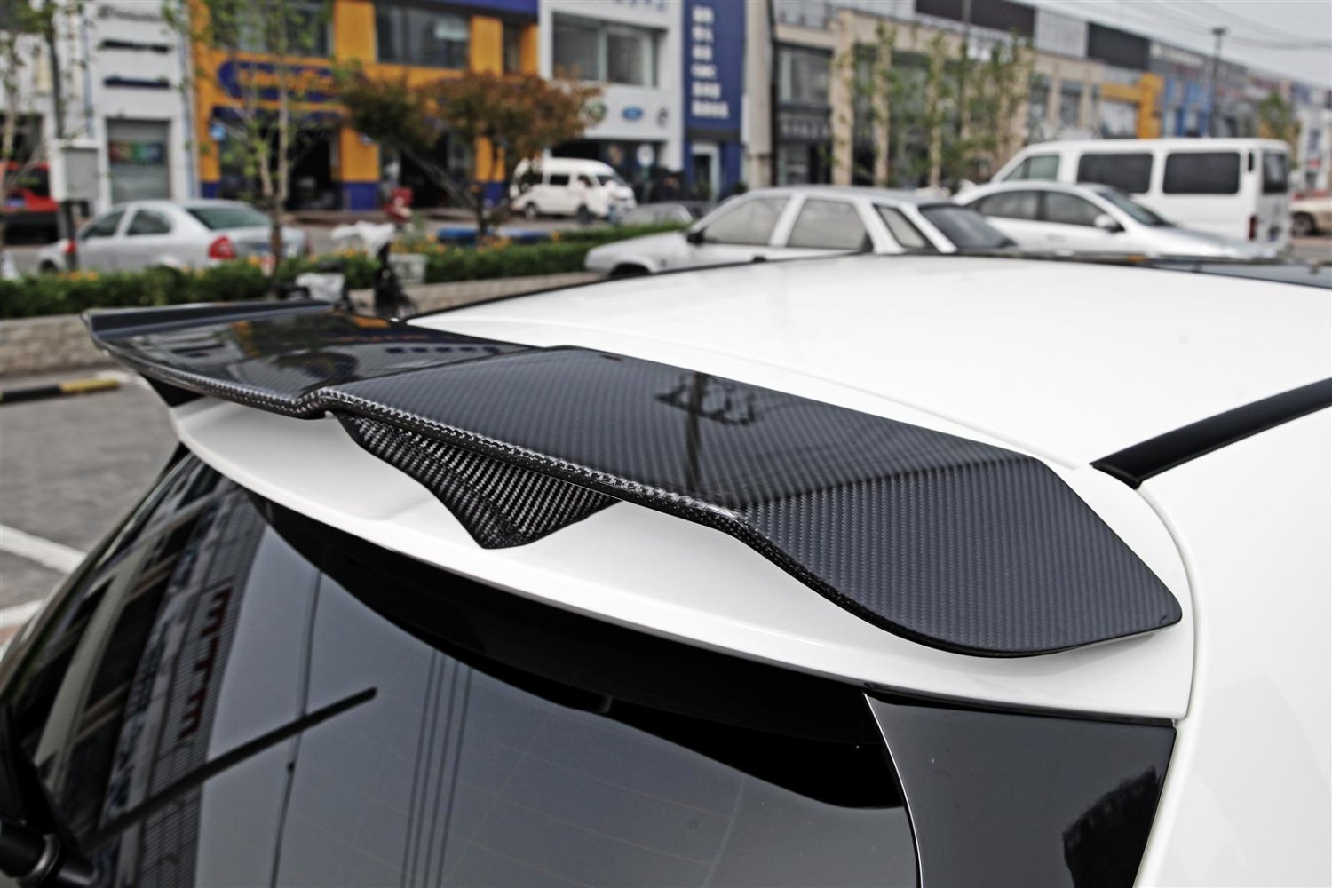 Cstar Carbon Gfk Dachspoiler Heckspoiler Spoiler für Mercedes Benz