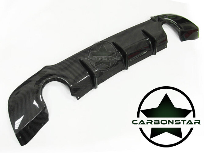 Cstar Carbon Gfk Heckdiffusor Diffusor Heckeinsatz Auspuff passend für BMW E92 E93 335i 335d M Paket