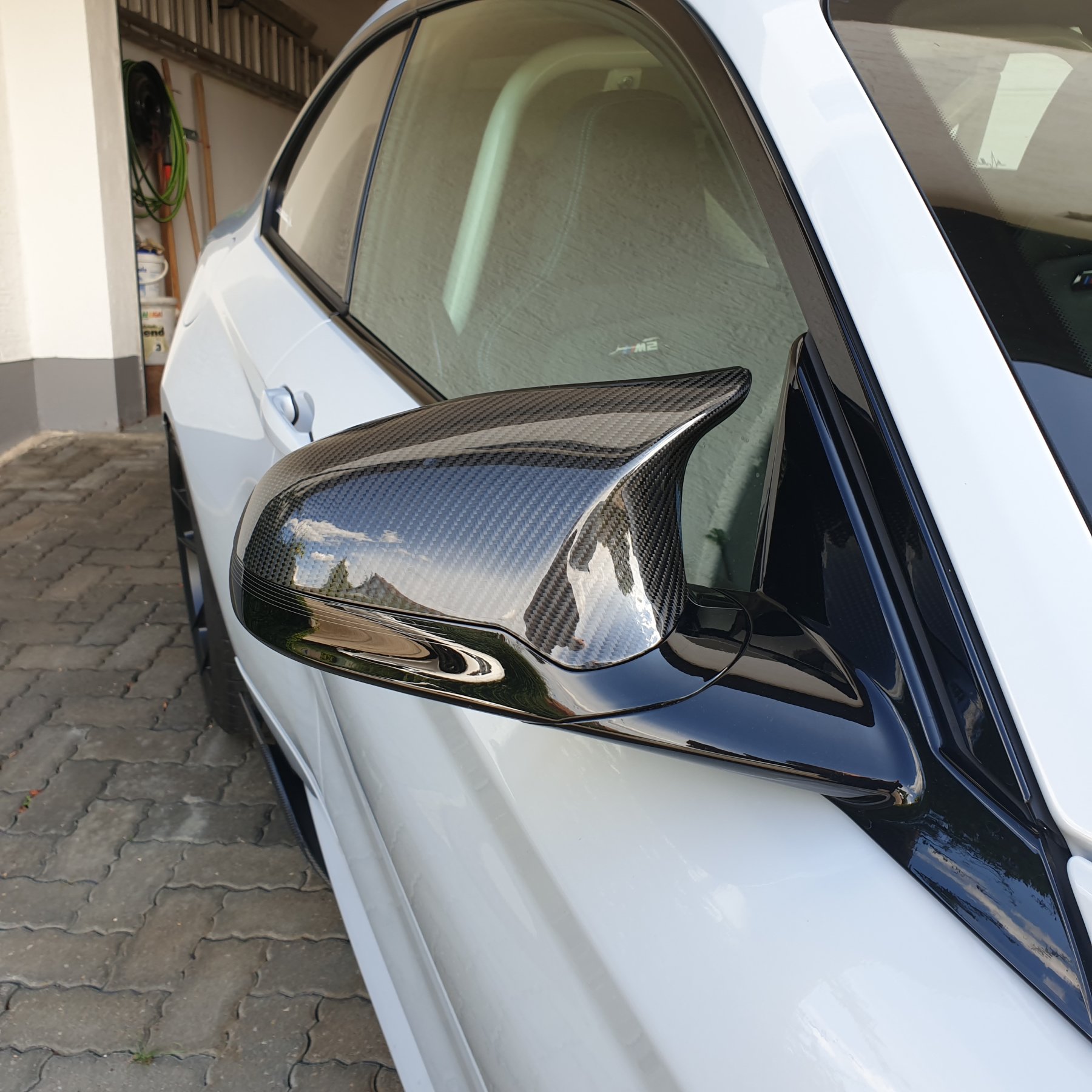 Paar ABS Autotür Flügel Spiegel Abdeckung Kappe für CC EOS