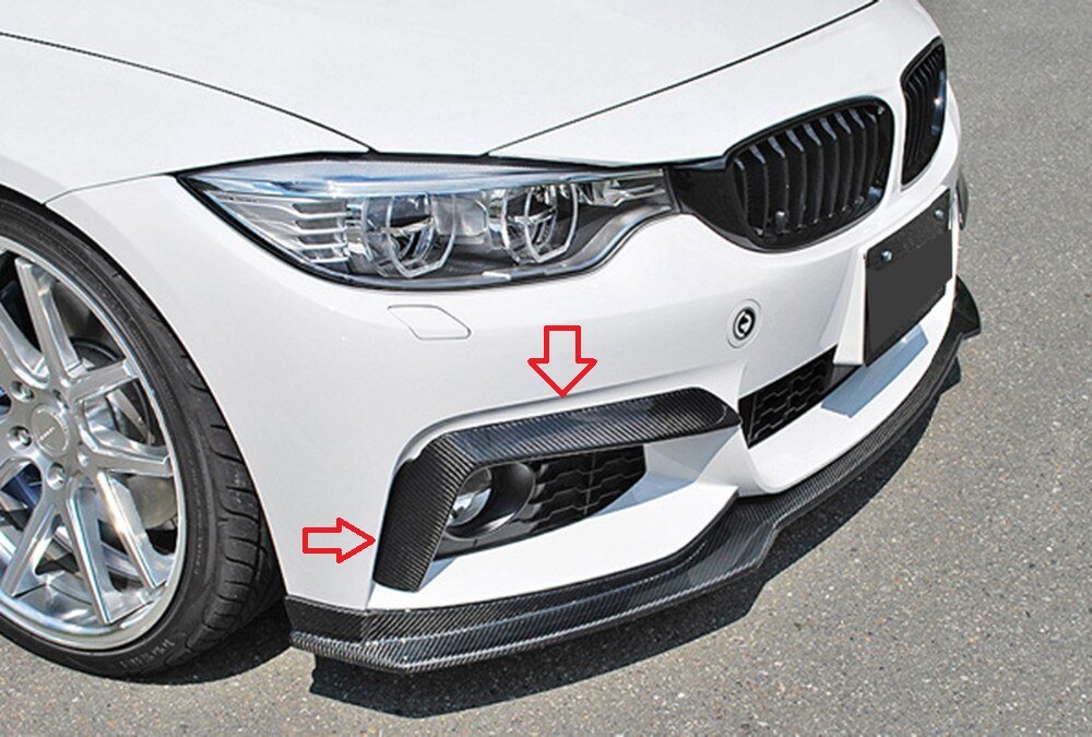 BMW 4 F32 F33 Chrom Carbon Türgriff Schalen Tür Innen Abdeckung Rahmen