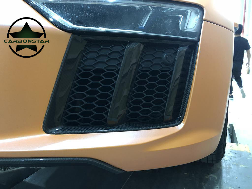 Cstar Abdeckung Lufteinlässe Stoßstange vorne Carbon für Audi R8