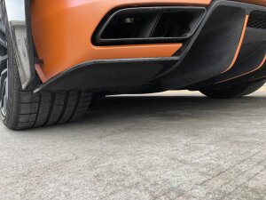 Cstar Splitter Diffusor Stoßstange Hinten Carbon Gfk für Audi R8 4S 2015 - 2022