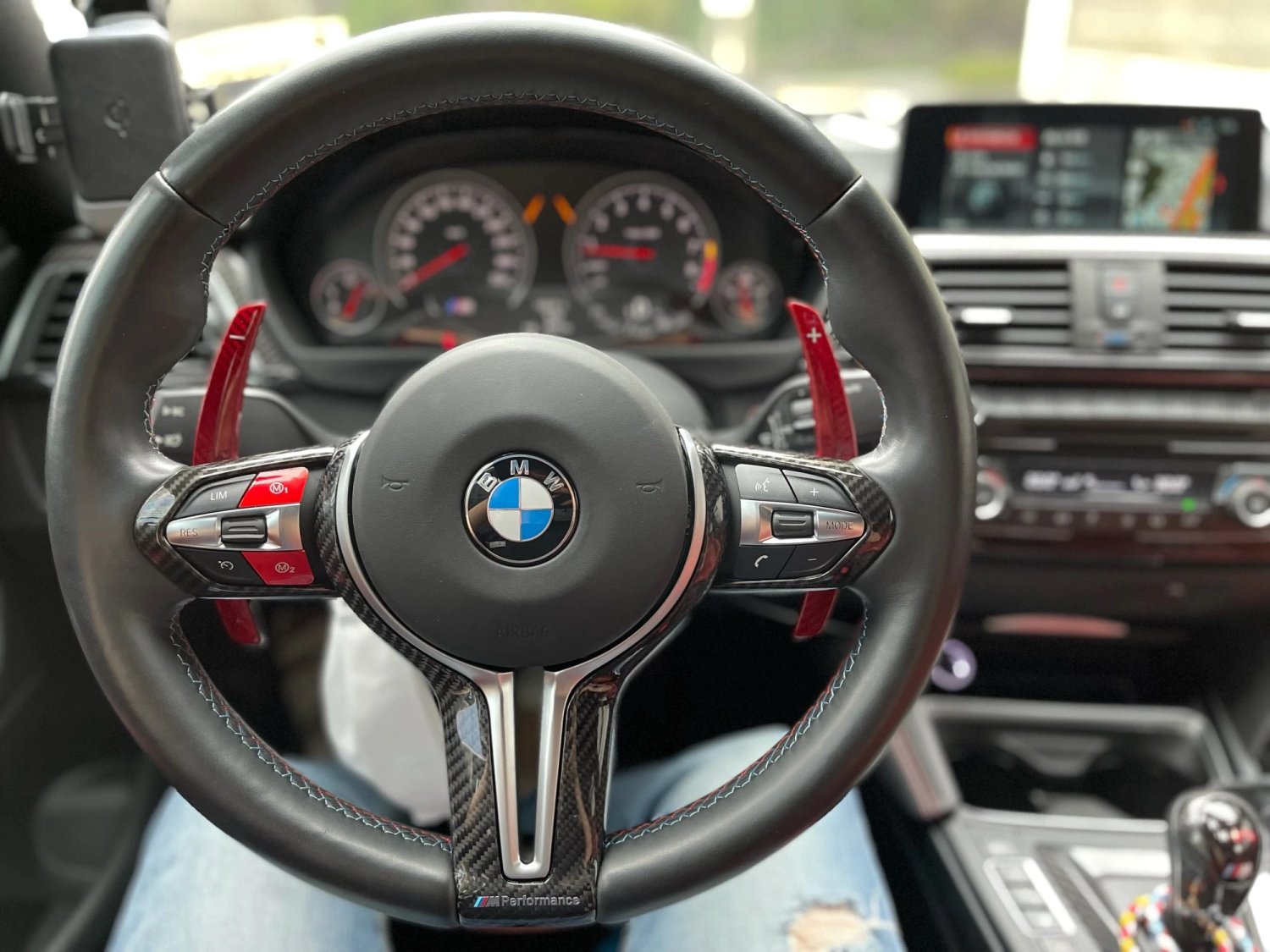 Cstar Schaltwippen Wippen Paddles CARBON Rot Alu passend für BMW M2 F,  299,00 €