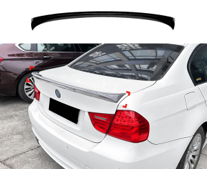 Cstar PU Heckspoiler CSL Aufsatz Schwarz passend für BMW E90 VFL + M3