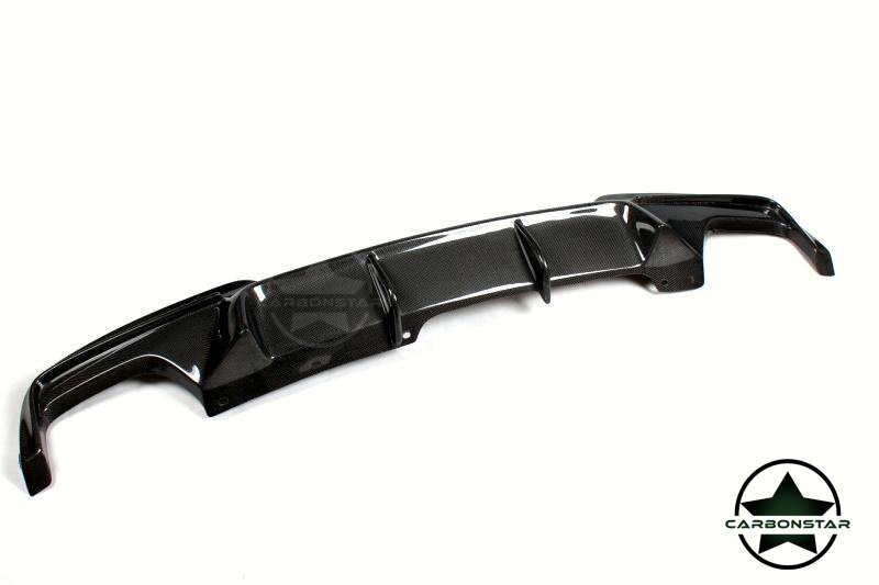 Cstar Carbon Gfk Heckdiffusor V Style 4 Rohr passend für BMW F10 F11 ,  490,00 €