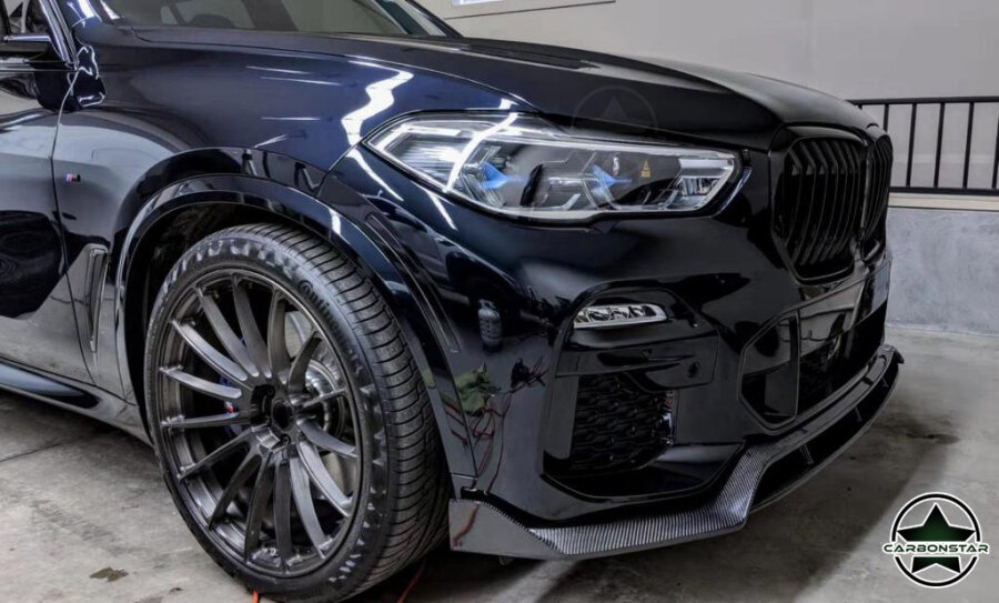 Cstar Carbon Gfk Frontlippe Performance passend für BMW X5 G05 M Paket 2019-2021 KEIN LCI