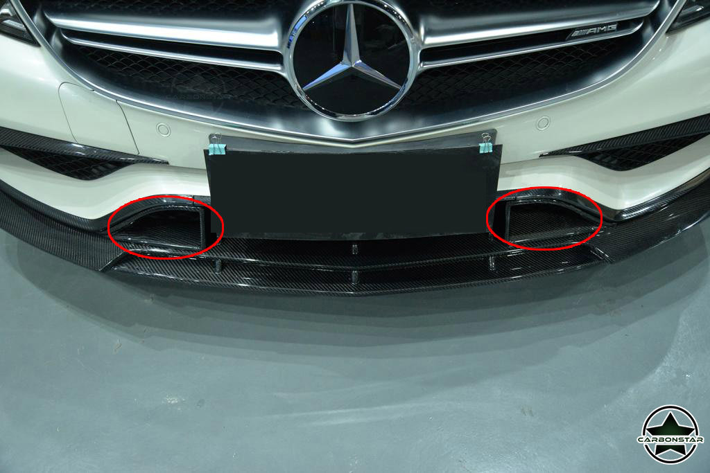Cstar Carbon Gfk Abdeckung Stoßstange für Mercedes Benz W205 C205 AMG,  159,00 €