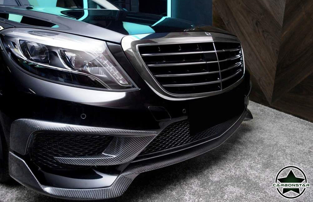 Cstar Carbon Gfk Fins Abdeckung Stoßstange vorne für Mercedes Benz AM,  379,00 €