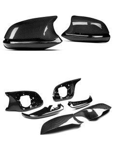 Cstar Spiegel Umbau-Set Carbon ABS passend für BMW F20 F21 F22 F23 M2 F87 F30 F31 F34 F32 F33 F36 E84