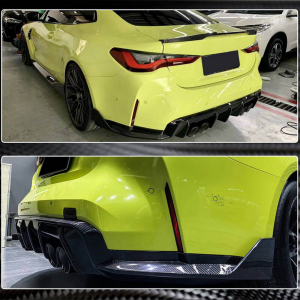 Cstar Voll Carbon Paar Performance Splitter Winglet Stoßstange hinten passend für BMW G82 G83 M4