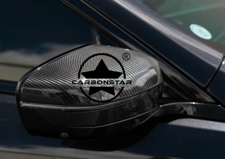 Spiegelkappen für BMW 6er G32 2017-2023 Spiegelabdeckung Echt Carbon 2