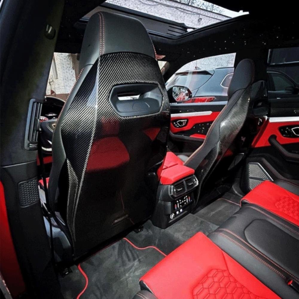 Cstar Voll Carbon Sitzabdeckung Seat Cover für Lamborghini Urus, 