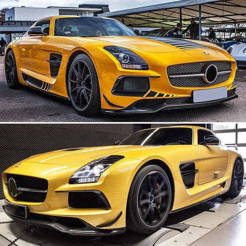 Cstar Carbon Gfk Frontlippe  für Mercedes Benz SLS...