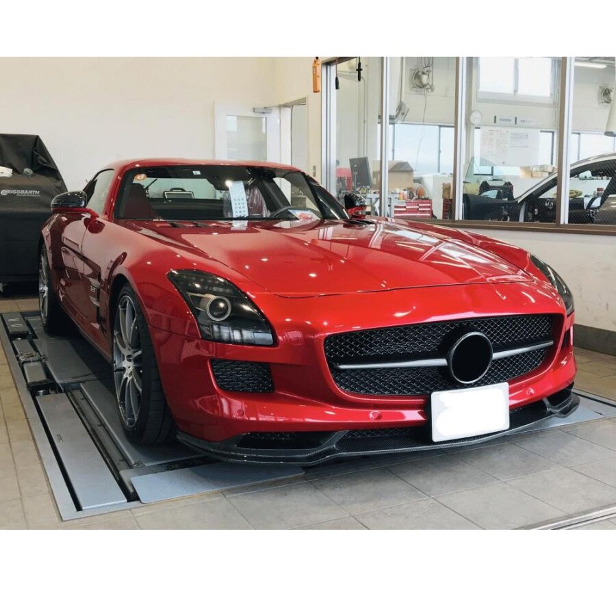 Cstar Carbon Gfk Frontlippe  für Mercedes Benz SLS...