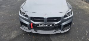 Cstar Voll Carbon Lufteinlässe vorne mitte Luftkanal Air Ducts passend für BMW G87 M2