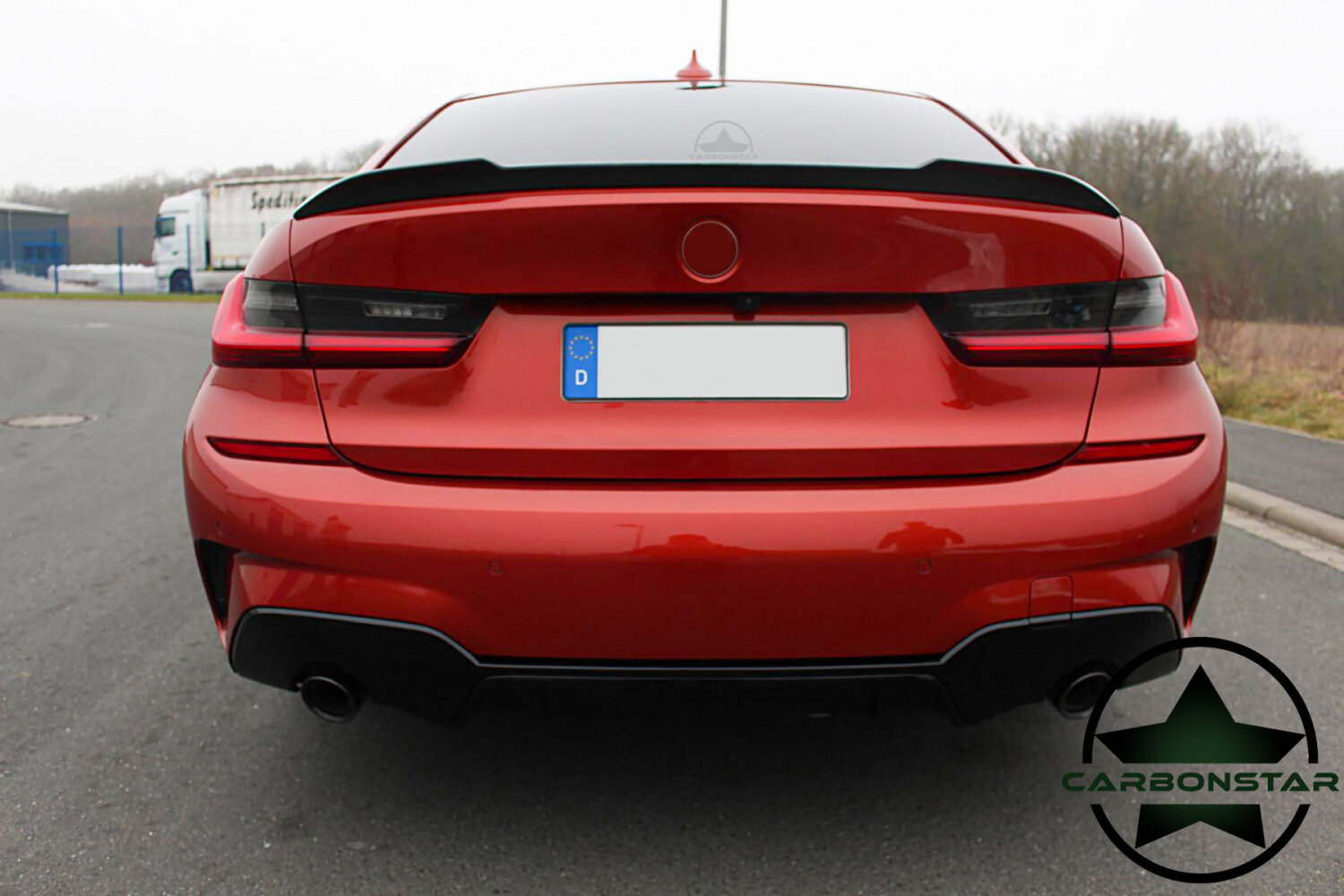 Cstar Voll Carbon Heckspoiler V passend für BMW G20 G80 M3