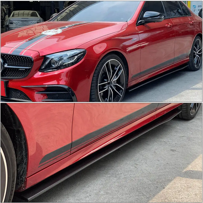 Cstar Carbon Gfk Seitenschweller für Mercedes Benz E...